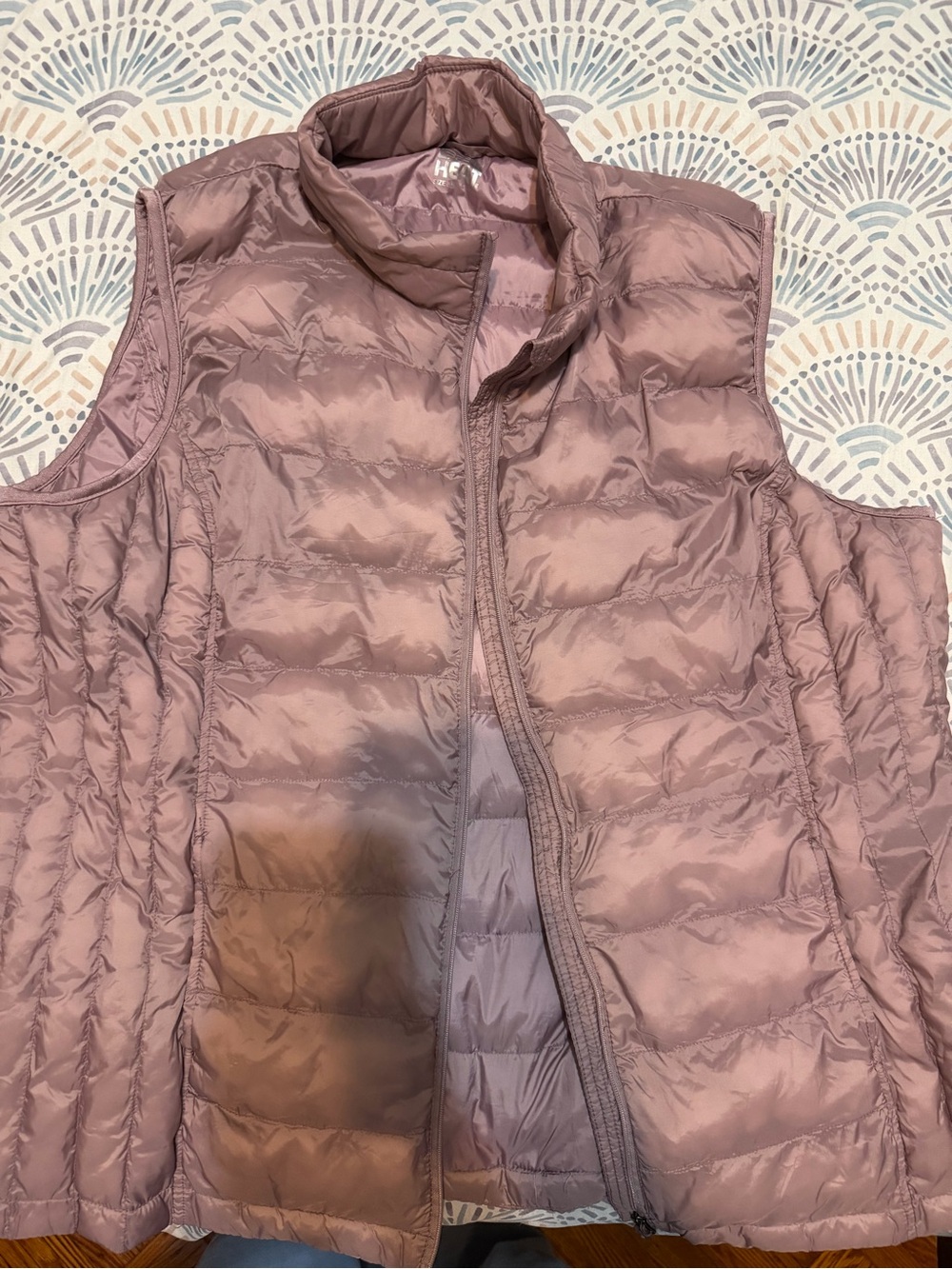 Women’s 32 degree Heat size XXL Lightweight Quilted Puffer Vest - Dusty Mauve